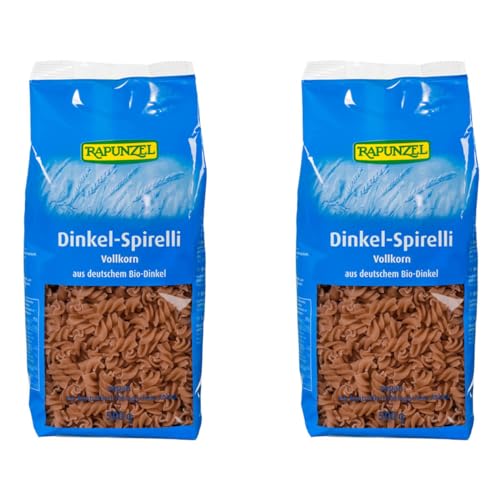 Rapunzel Bio Dinkel-Spirelli Vollkorn aus Deutschland (2 x 500 gr) von Rapunzel