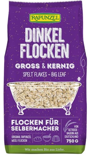 Dinkelflocken Großblatt 2 x 750 gr von Rapunzel