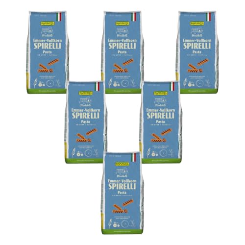 Rapunzel Bio Emmer-Spirelli Vollkorn (6 x 500 gr) von Rapunzel