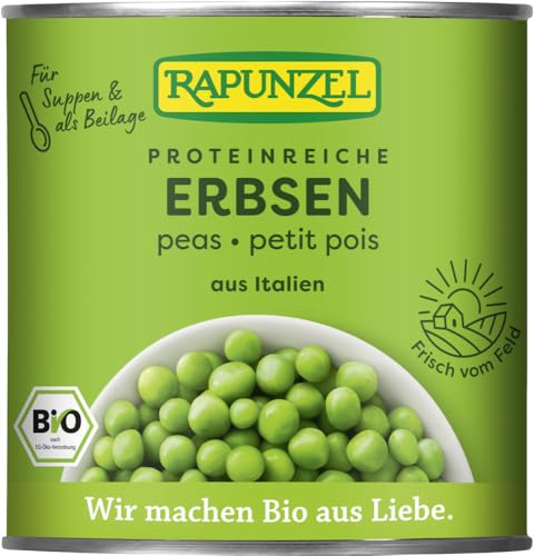 Rapunzel Bio Erbsen in der Dose (2 x 340 gr) von Rapunzel