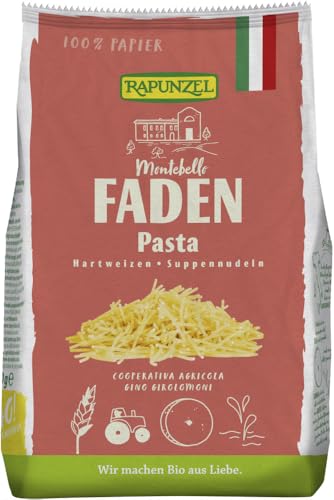 Rapunzel Bio Faden Suppennudeln Semola (2 x 250 gr) von Rapunzel