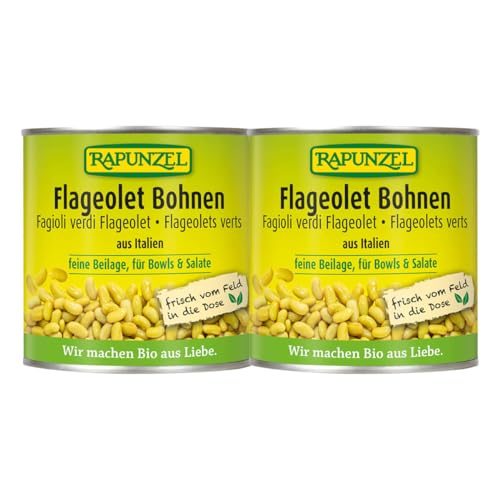 Rapunzel Bio Flageolet Bohnen in der Dose (2 x 200 gr) von Rapunzel