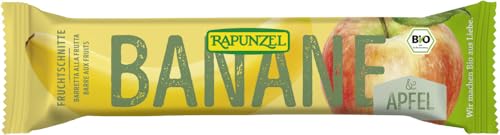 Rapunzel Bio Fruchtschnitte Banane-Apfel (2 x 40 gr) von Rapunzel