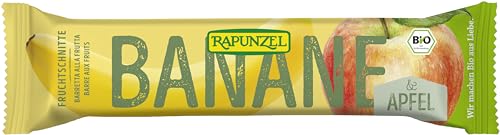 Rapunzel Bio Fruchtschnitte Banane-Apfel (2 x 40 gr) von Rapunzel