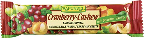 Rapunzel Bio Fruchtschnitte Cranberry-Cashew (2 x 40 gr) von Rapunzel