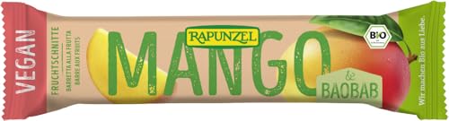 Rapunzel Bio Fruchtschnitte Mango-Baobab (2 x 40 gr) von Rapunzel