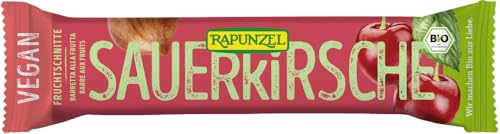 Rapunzel Bio Fruchtschnitte Sauerkirsche (2 x 40 gr) von Rapunzel