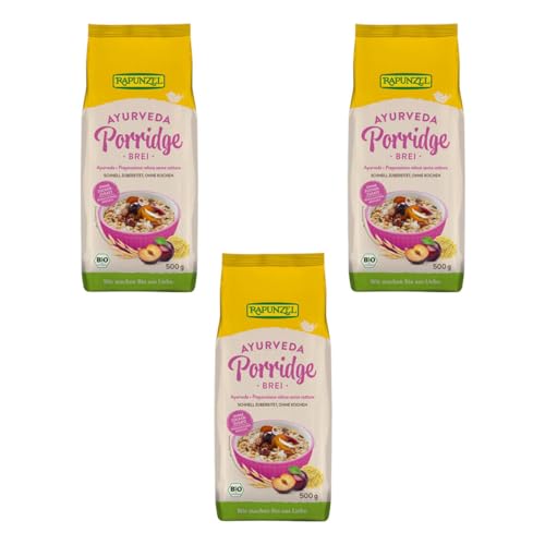 Rapunzel Frühstücksbrei Ayurveda, 3er Pack (3 x 500 g) von Rapunzel