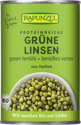 Rapunzel Bio Grüne Linsen in der Dose (2 x 400 gr) von Rapunzel