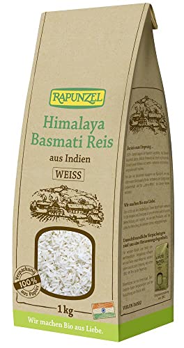 Rapunzel Bio Himalaya Basmati Reis weiß (2 x 1 kg) von Rapunzel