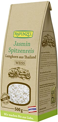 Rapunzel Bio Jasmin Spitzenreis Langkorn weiß (6 x 500 gr) von Rapunzel