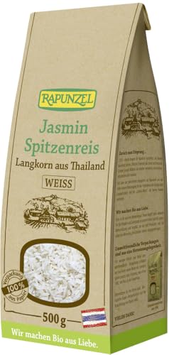 Jasmin Spitzenreis Langkorn weiß 6 x 500 gr von Rapunzel