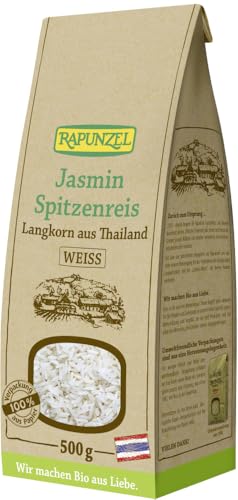 Rapunzel Bio Jasmin Spitzenreis Langkorn weiß (6 x 500 gr) von Rapunzel