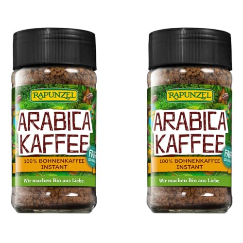 Rapunzel Bio Kaffee Instant, Arabica (2 x 100 gr) von Rapunzel