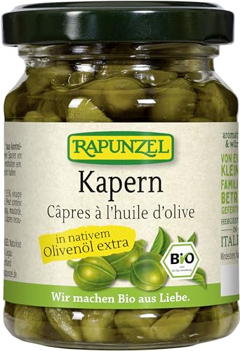 Rapunzel Bio Kapern in Olivenöl (6 x 120 gr) von Rapunzel