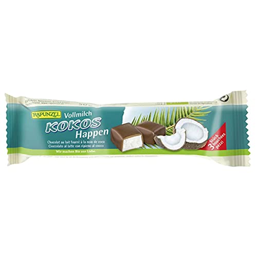 Glücksstücke Kokos & Schoko Vollmilch 6 x 50 gr von Rapunzel