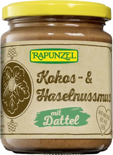 Kokos- & Haselnussmus mit Dattel 2 x 250 gr von Rapunzel