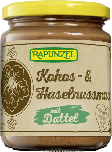 Rapunzel Bio Kokos- & Haselnussmus mit Dattel (2 x 250 gr) von Rapunzel