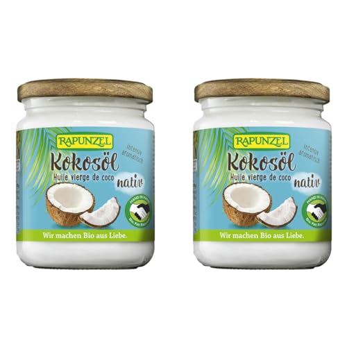 Rapunzel Bio Kokosöl nativ HIH (2 x 216 ml) von Rapunzel