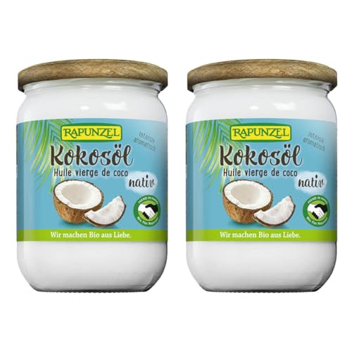 Rapunzel Bio Kokosöl nativ HIH (2 x 432 ml) von Rapunzel