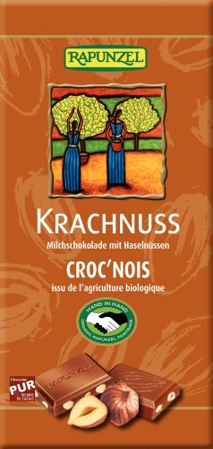Rapunzel Bio Krachnuss Milchschokolade, mit Haselnüssen, 100 g Rapunzel Bio Krachnuss Milchschokolade, mit Haselnüssen, 100 g von Rapunzel