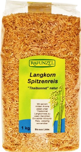 Rapunzel Bio Langkorn Spitzenreis natur/Vollkorn (1 x 1 kg) von Rapunzel