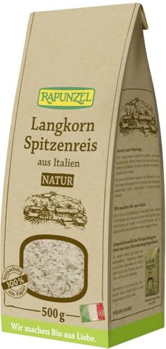 Rapunzel Bio Langkorn Spitzenreis natur/Vollkorn (6 x 500 gr) von Rapunzel