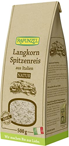 Rapunzel Bio Langkorn Spitzenreis natur/Vollkorn (6 x 500 gr) von Rapunzel
