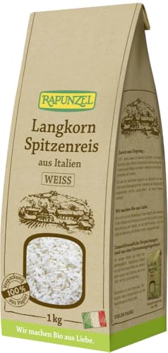 Rapunzel Bio Langkorn Spitzenreis weiß (6 x 1 kg) von Rapunzel