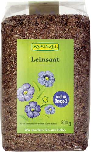 Rapunzel Bio Leinsaat braun (6 x 500 gr) von Rapunzel