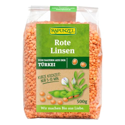 Rapunzel Bio Linsen rot, 1er Pack (1 x 500g) - BIO von Rapunzel