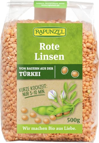 Rapunzel Bio Linsen rot (6 x 500 gr) von Rapunzel