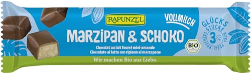 Rapunzel Bio Glücksstücke Marzipan & Schoko Vollmilch (2 x 50 gr) von Rapunzel