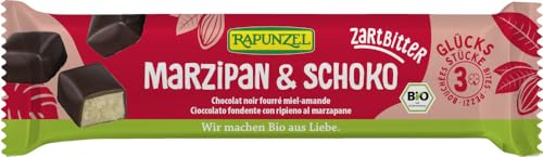 Glücksstücke Marzipan & Schoko Zartbitter 2 x 50 gr von Rapunzel