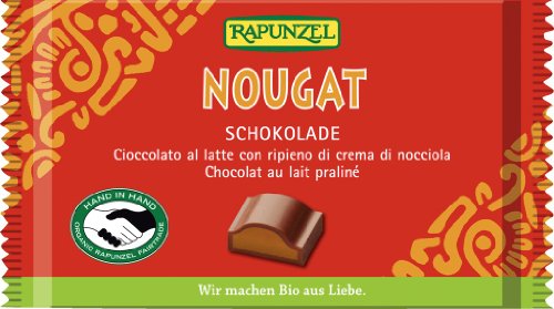 Rapunzel Nougat Schokolade, 12er Pack (12 x 100g) - Bio von Rapunzel Naturkost