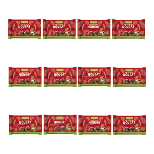 Rapunzel Nougat Schokolade, 12er Pack (12 x 100g) - Bio von NUGOYA