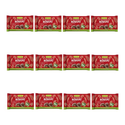 Rapunzel Nougat Schokolade, 12er Pack (12 x 100g) - Bio von Rapunzel Naturkost