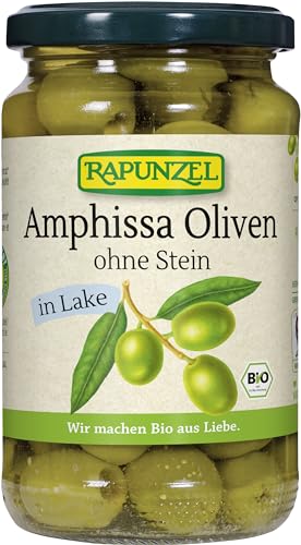 Rapunzel Bio Oliven Amphissa grün, ohne Stein in Lake (6 x 315 gr) von Rapunzel