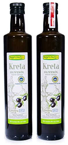 Rapunzel Bio Olivenöl Kreta P.G.I., nativ extra (2 x 0,50 l) von Rapunzel