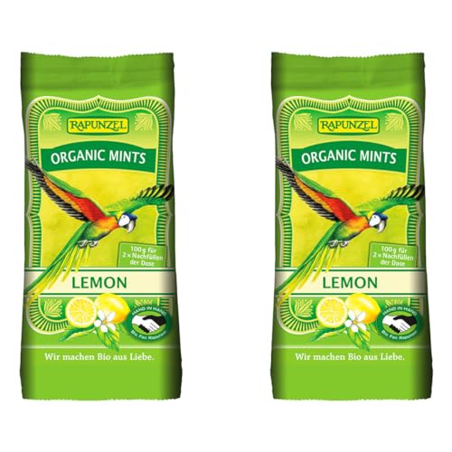 Rapunzel Bio Organic Mints Lemon HIH Nachfüllbeutel (2 x 100 gr) von Rapunzel