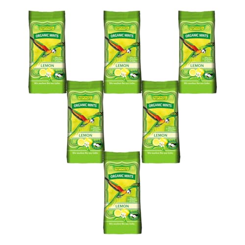 Rapunzel Bio Organic Mints Lemon HIH Nachfüllbeutel (6 x 100 gr) von Rapunzel