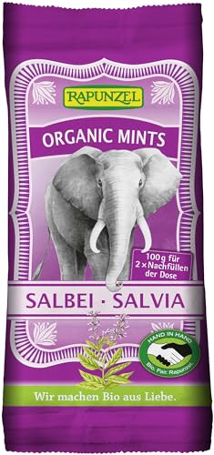 Rapunzel Bio Organic Mints Salbei - Salvia HIH Nachfüllbeutel (6 x 100 gr) von Rapunzel