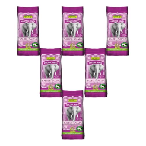 Rapunzel Bio Organic Mints Salbei - Salvia HIH Nachfüllbeutel (6 x 100 gr) von Rapunzel