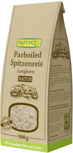 Rapunzel Bio Parboiled Spitzenreis Langkorn natur / Vollkorn (6 x 500 gr) von Rapunzel