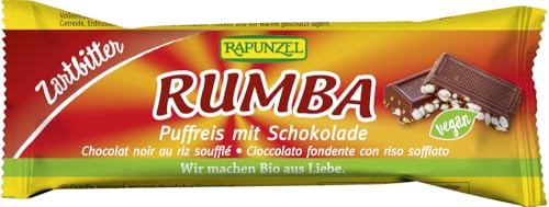 Rumba Puffreisriegel Zartbitter 6 x 50 gr von Rapunzel