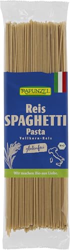 Rapunzel Bio Reis-Spaghetti - Getreidespezialität aus Vollkor (6 x 250 gr) von Rapunzel