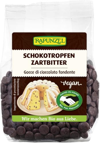 Rapunzel Bio Schokotropfen Zartbitter HIH (2 x 100 gr) von Rapunzel