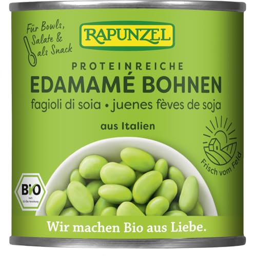 Rapunzel Bio Sojabohnen Edamamé, in der Dose (6 x 200 gr) von Rapunzel