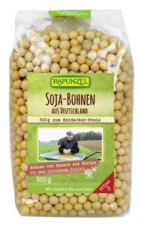 Rapunzel Bio Sojabohnen aus Deutschland, 1 er Pack (1 x 500g) - BIO von Rapunzel