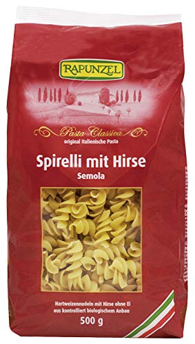 Rapunzel Bio Spirelli mit Hirse Semola (1 x 500 gr) von Rapunzel